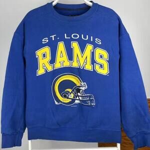 1995 Starter St Luis Rams Football Crewneck Spellout Sweatshirt Tee